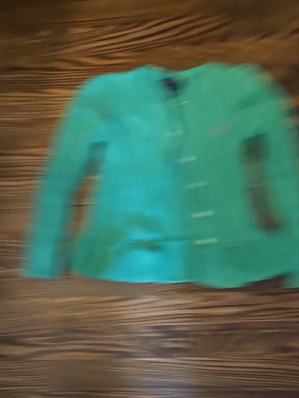 Polo by Ralph Lauren Green Cable-Knit Ruffle Hem Sweater
